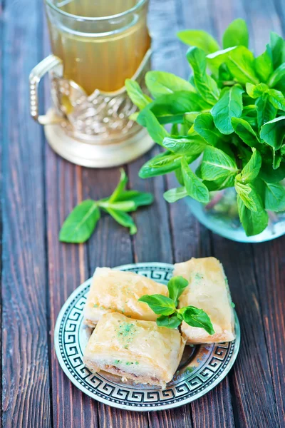 Sweet turkish desert — Stock Photo, Image