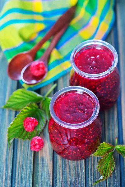 Berries and jam — Stock Photo, Image