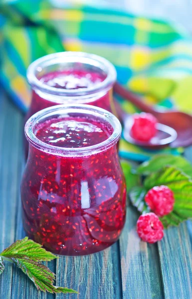 Berries and jam — Stock Photo, Image