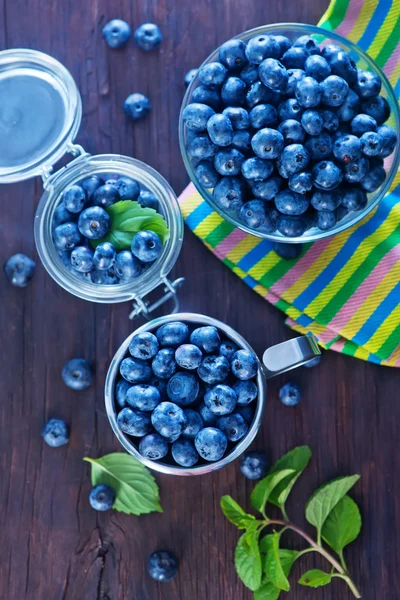 Fresh blueberry on a table — Stock Photo, Image