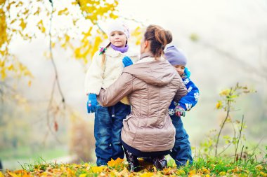 Park 'taki mutlu aile