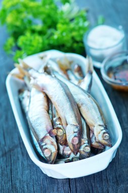 Smoked fish with spices