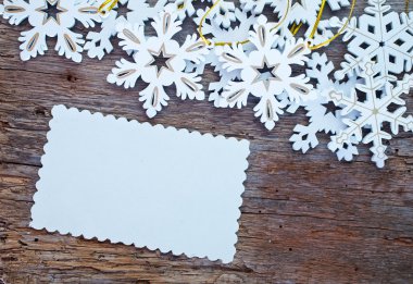 Kar taneli Noel arkaplanı