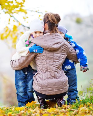 Park 'taki mutlu aile