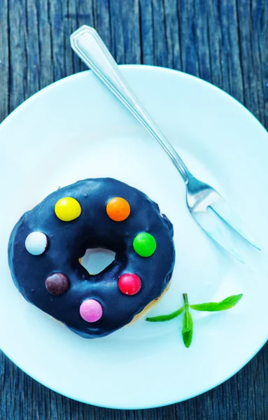 Süß gebackener Donut — Stockfoto