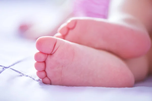 Az újszülött lába — Stock Fotó