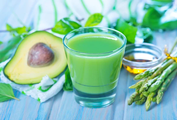 Zdravé zelené nápoje — Stock fotografie