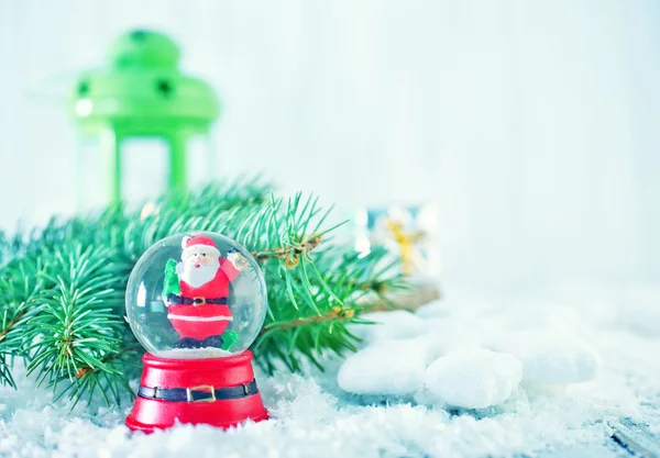 Santa Claus on snow — Stock Photo, Image