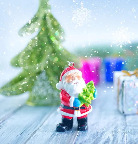 Decoración de Navidad y árbol de Navidad — Foto de Stock