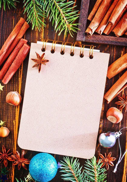 Tarifi ve aroma baharat için not etmek