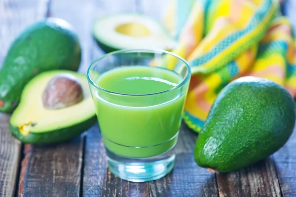 Groene Avocado drankje — Stockfoto