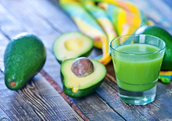 Groene Avocado drankje — Stockfoto