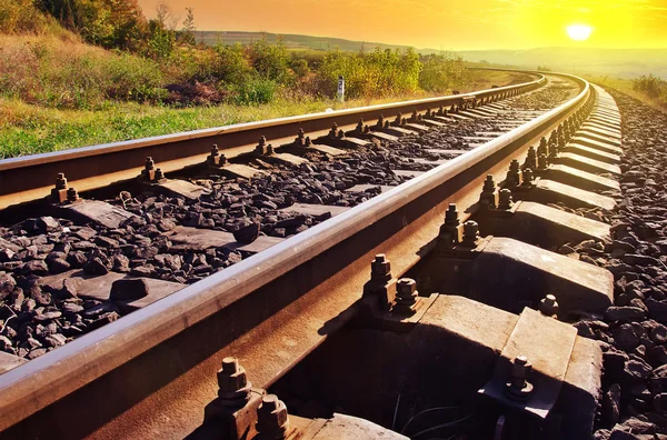 Demiryolu güzel manzaralı — Stok fotoğraf