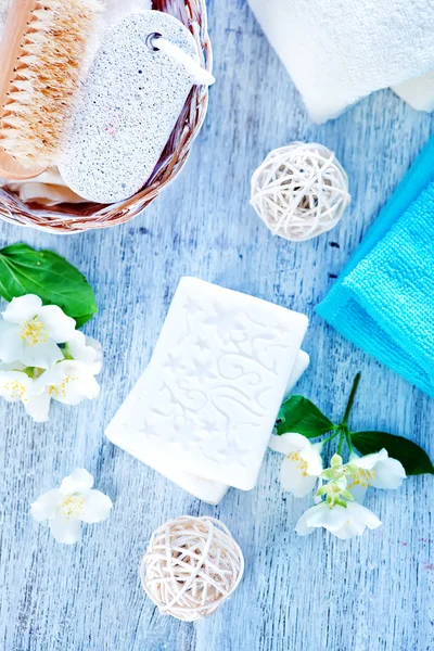 White aroma soap — Stock Photo, Image