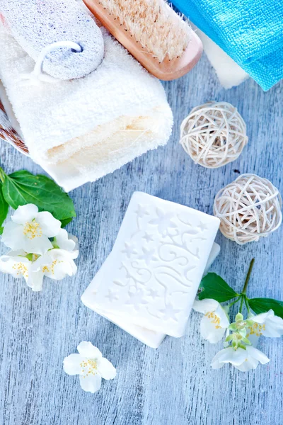 Sapone aromatico bianco — Foto Stock