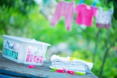 Bebek giysileri, açık bebek harmanlamıştır