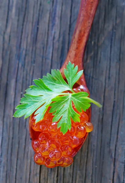 Caviar de salmón rojo —  Fotos de Stock