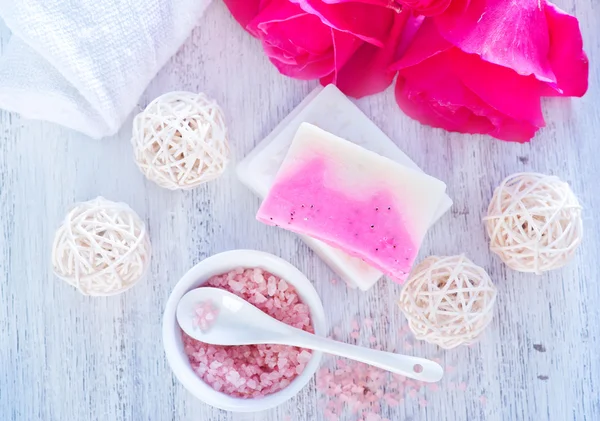 Spa objects on table — Stock Photo, Image