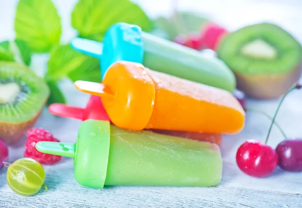 Homemade fruit icecream — Stock Photo, Image