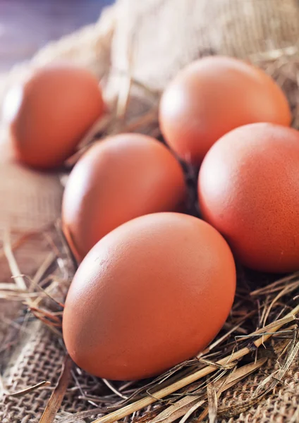 Raw chicken eggs — Stock Photo, Image