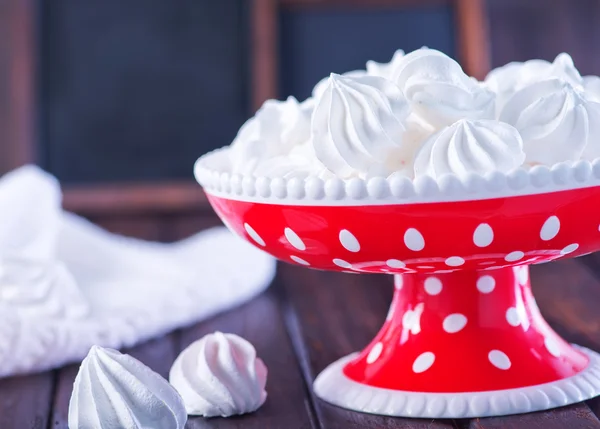 Beyaz mini meringues — Stok fotoğraf