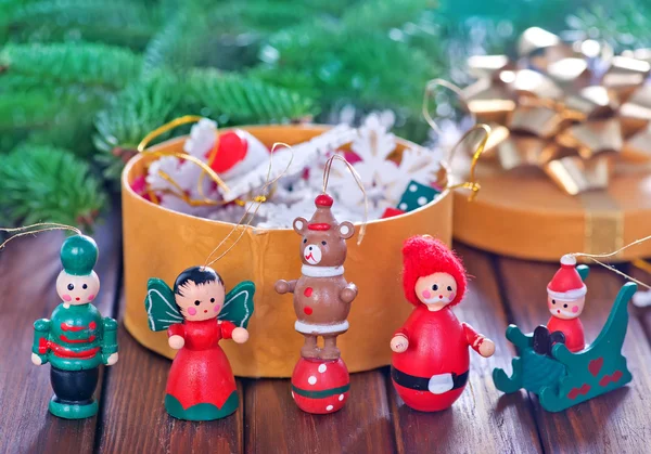 Christmas decorative figures — Stock Photo, Image