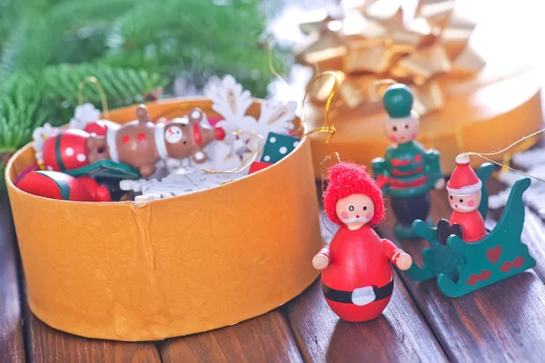 Christmas decorative figures — Stock Photo, Image