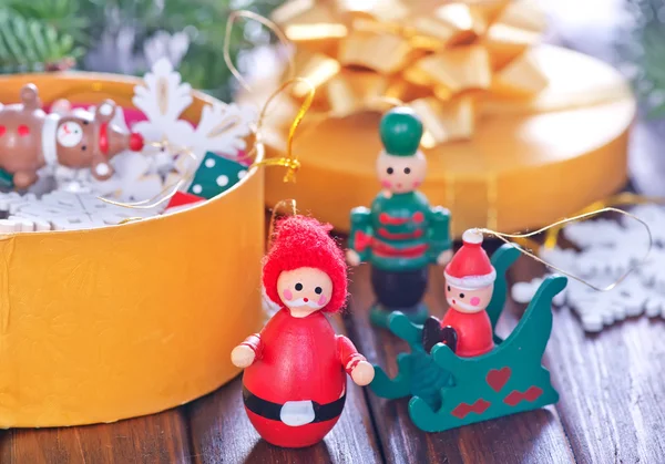 Christmas decorative figures — Stock Photo, Image