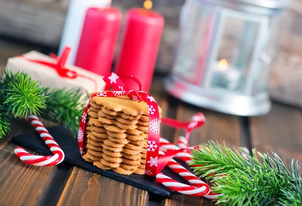Biscoitos de Natal com especiarias — Fotografia de Stock
