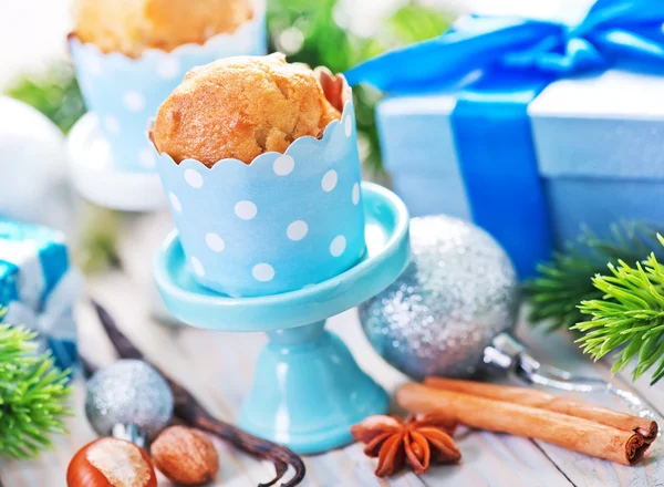 Weihnachtsgebäck mit Gewürzen — Stockfoto