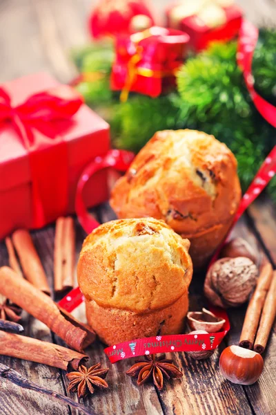 Weihnachtsgebäck mit Gewürzen — Stockfoto