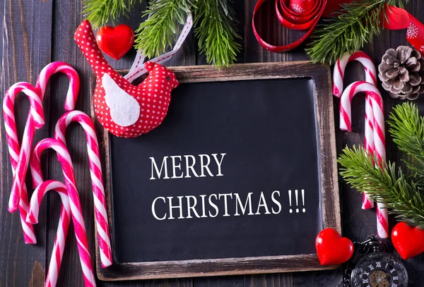 Kerstmis achtergrond en decoratie — Stockfoto