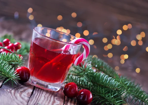 Kerst drankje in glas — Stockfoto