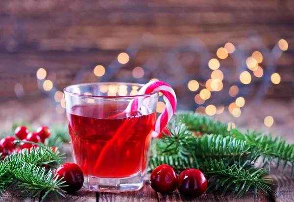 Kerst drankje in glas — Stockfoto