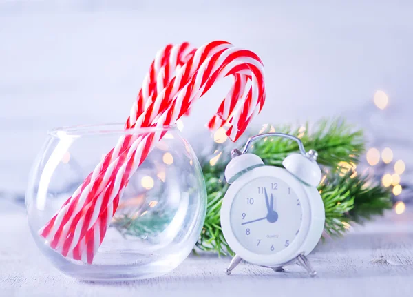 Christmas candy canes — Stock Photo, Image