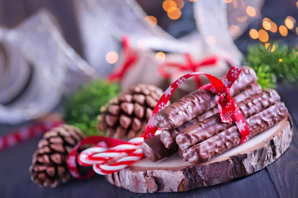 Mucchio di biscotti di Natale — Foto Stock