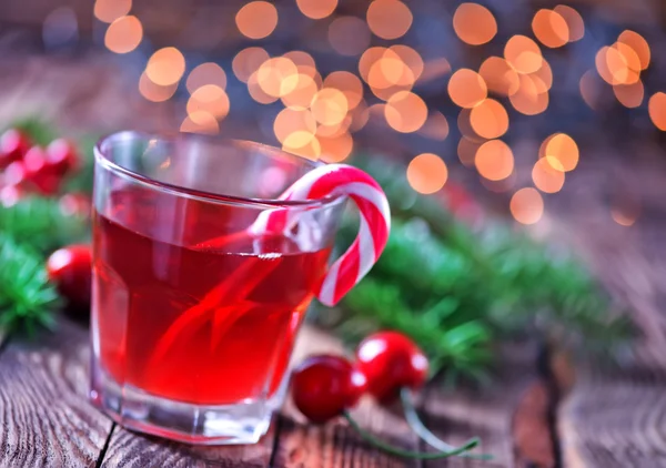 Kerst drankje in glas — Stockfoto