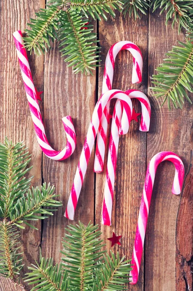 Traditional candy canes — Stock Photo, Image