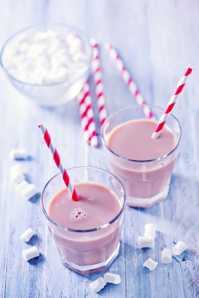 Two cocoa drinks — Stock Photo, Image