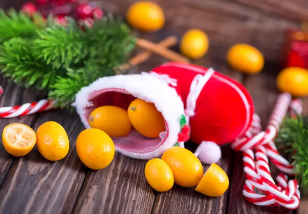 Fresh kumquat in boot — Stock fotografie