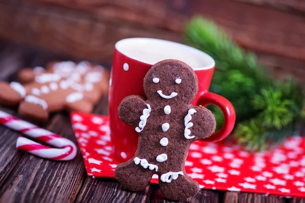 Cocoa drink with cookies — Stock Photo, Image