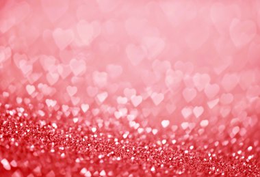 arka plan ile kalpleri bokeh