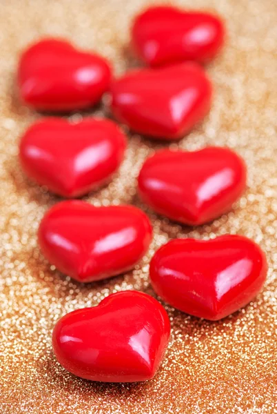 Valentines day concept with hearts — Stock Photo, Image