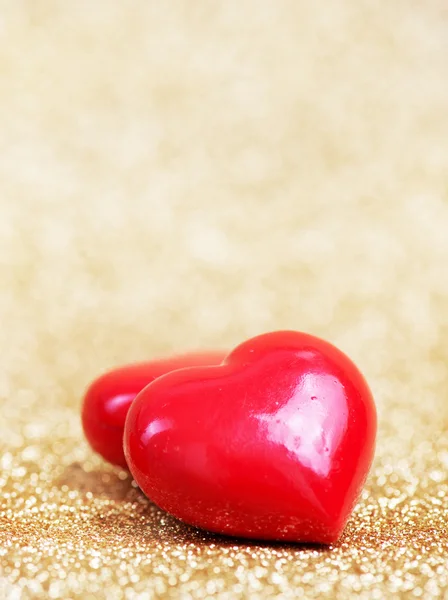 Valentines day concept with hearts — Stock Photo, Image