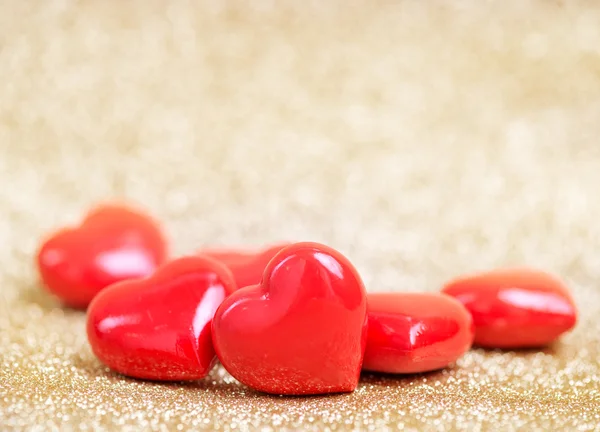 Valentines day concept with hearts — Stock Photo, Image