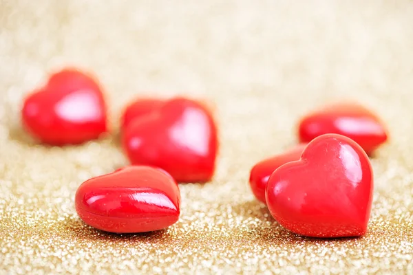 Valentines day concept with hearts — Stock Photo, Image