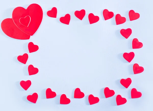 Bright red hearts — Stock Photo, Image