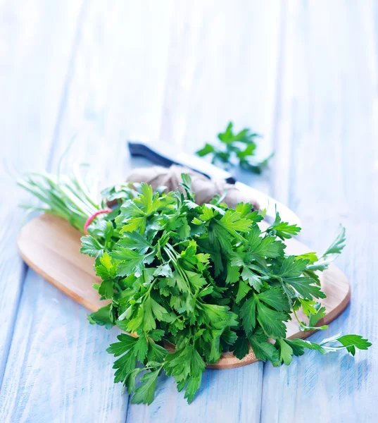 Salsa verde fresca — Fotografia de Stock