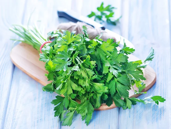 Fresh green parsley — Stock Photo, Image