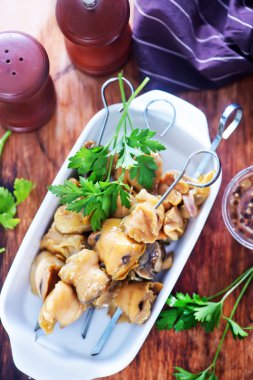 rapans kebap maydanoz ile